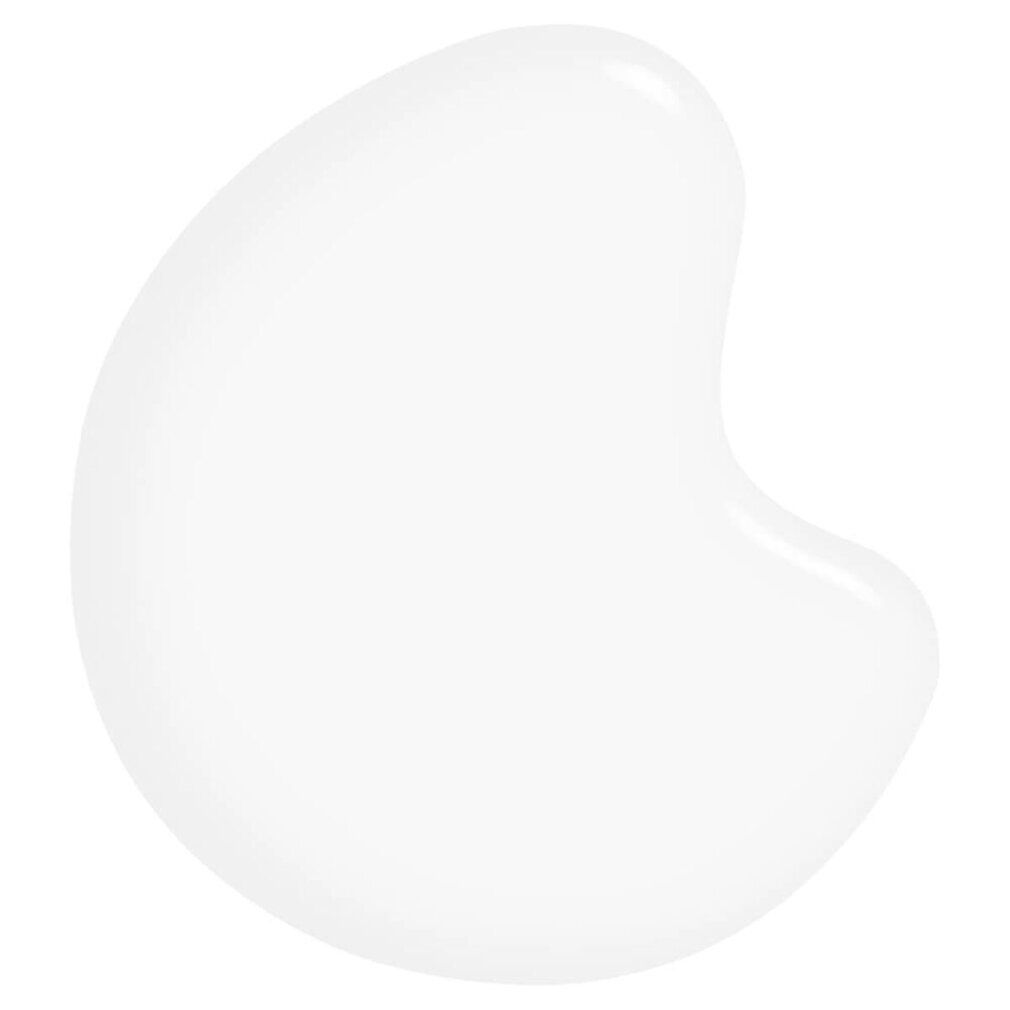 Tache blanche en forme de goutte. Surface brillante. Aucun autre détail visible.