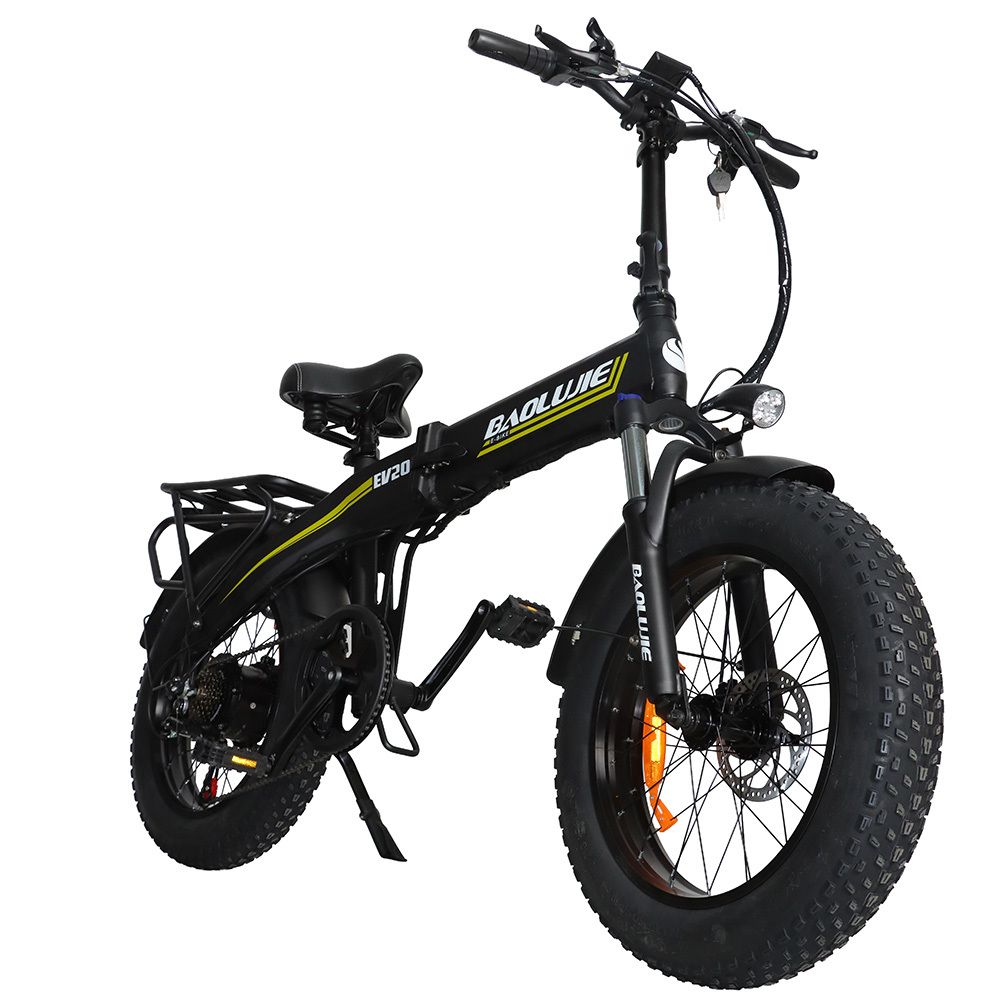 BAOLUJIE D7 Vélo électrique pliable, batterie 48 V 16 Ah