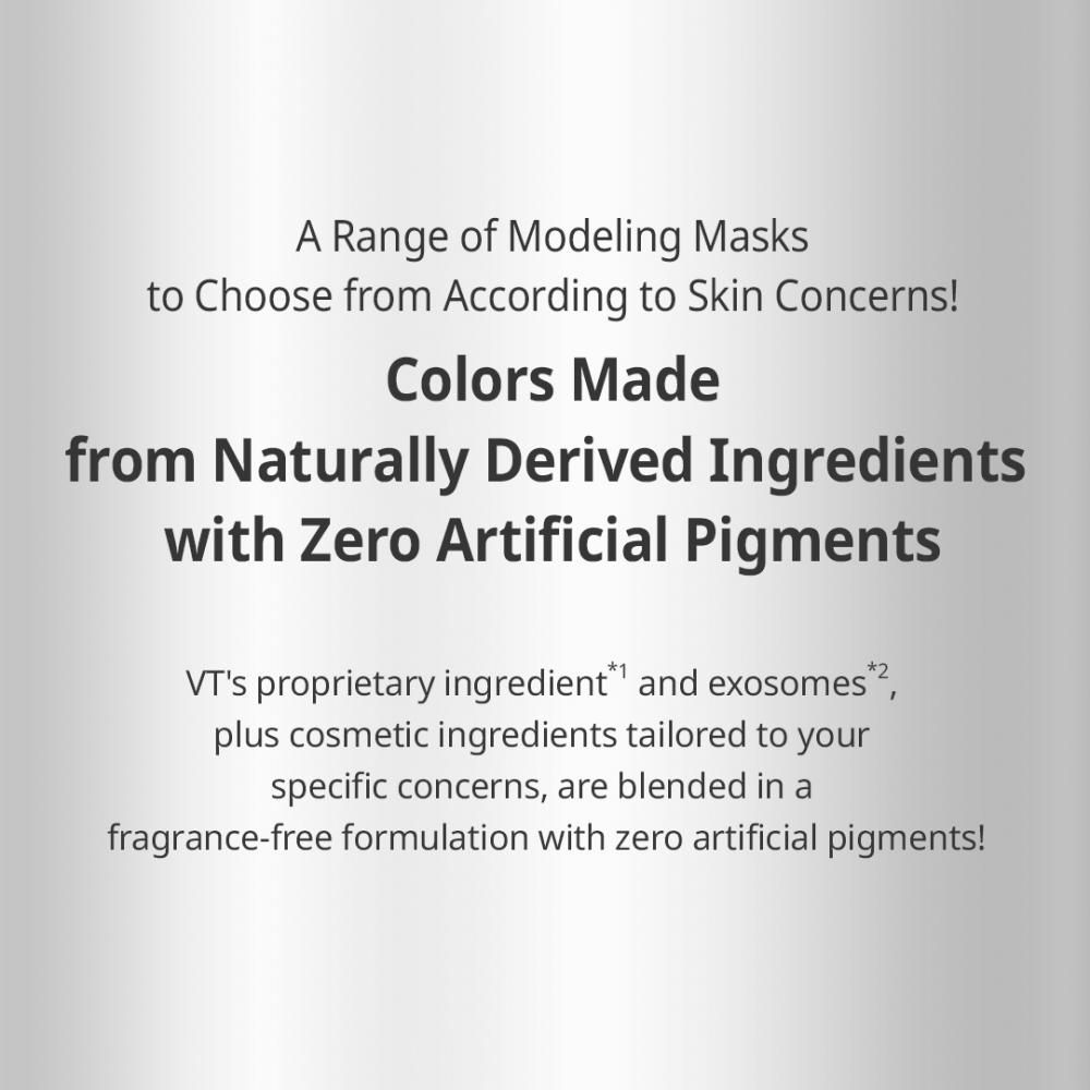 Texte sur fond gris. Couleurs à partir d'ingrédients naturels. Pas de pigments artificiels.