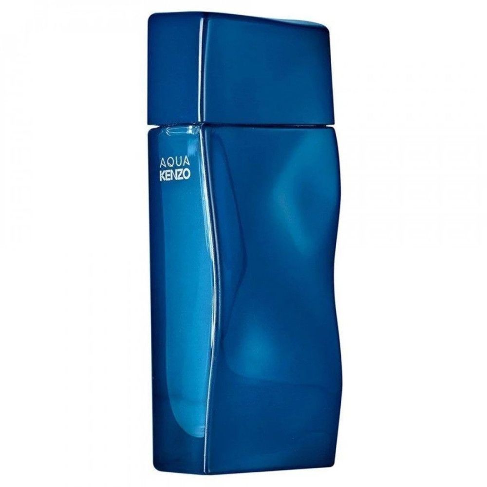 Flacon bleu Kenzo Aqua Pour Homme Eau de Toilette.