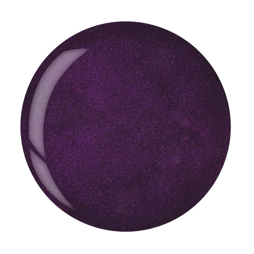 Tache ronde de vernis à ongles violet. Surface brillante, nuances de violet foncé à clair.