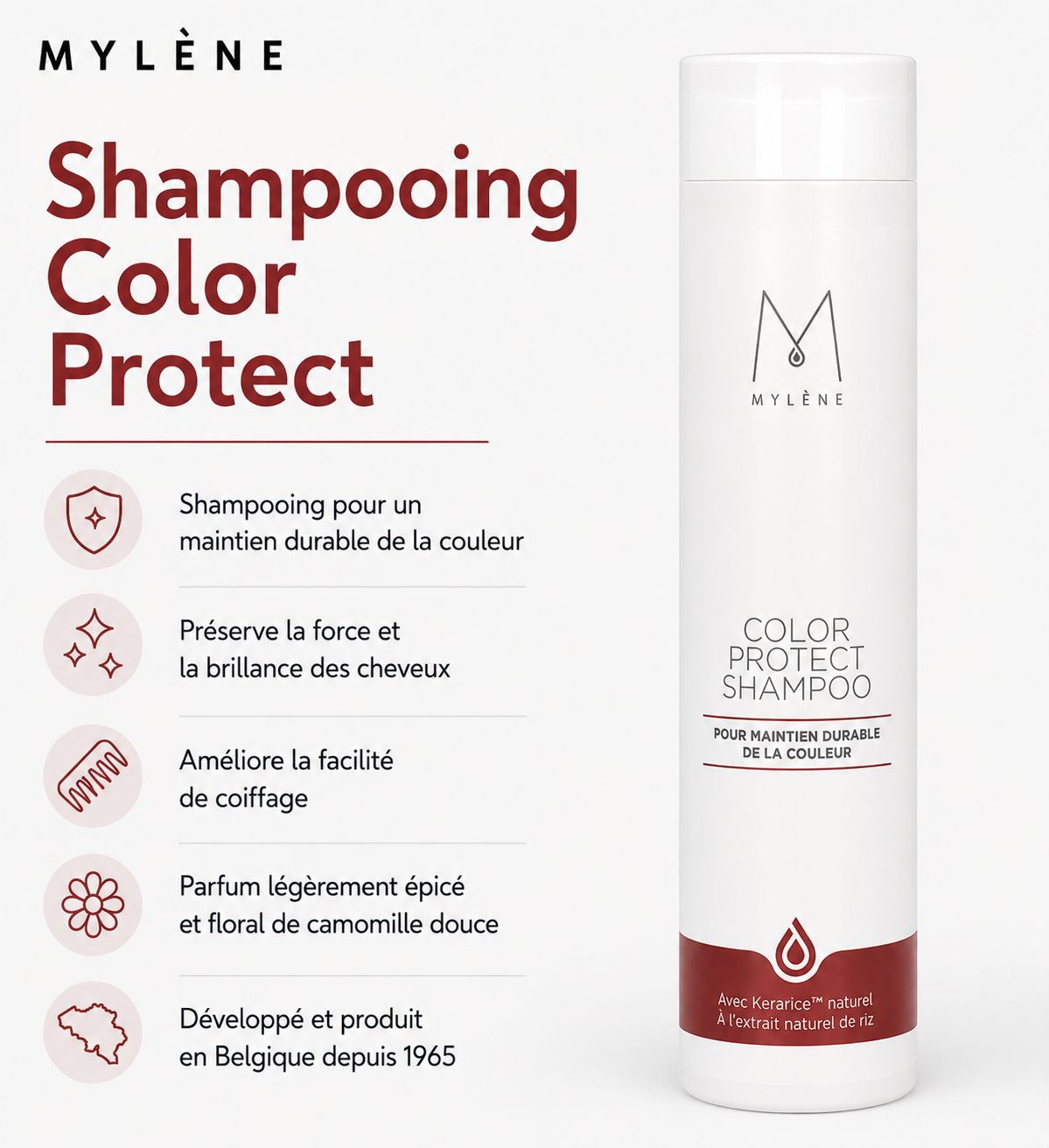 Mylène Color Protect Shampoo | Shampooing cheveux colorés