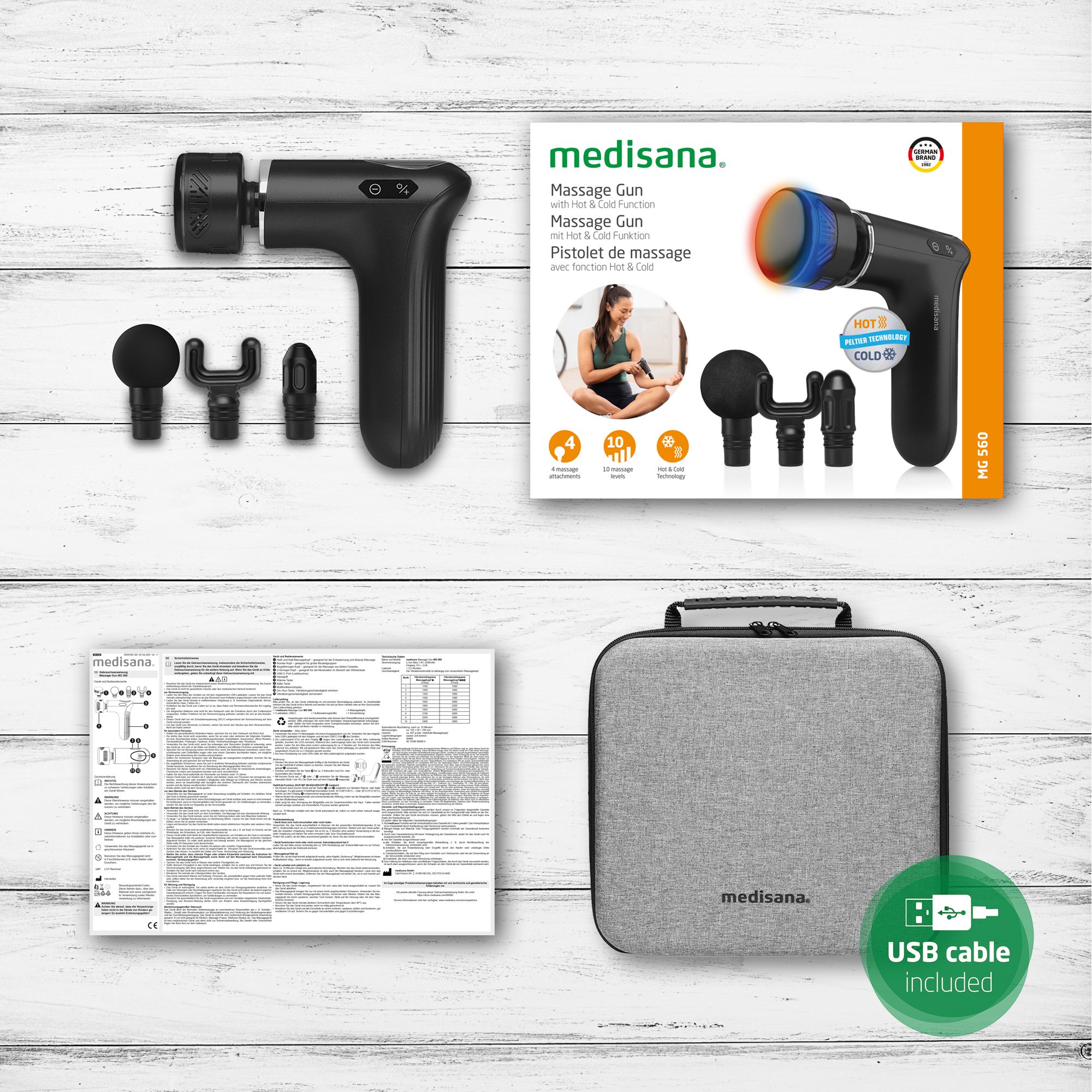 medisana MG 560 Pistolet de massage