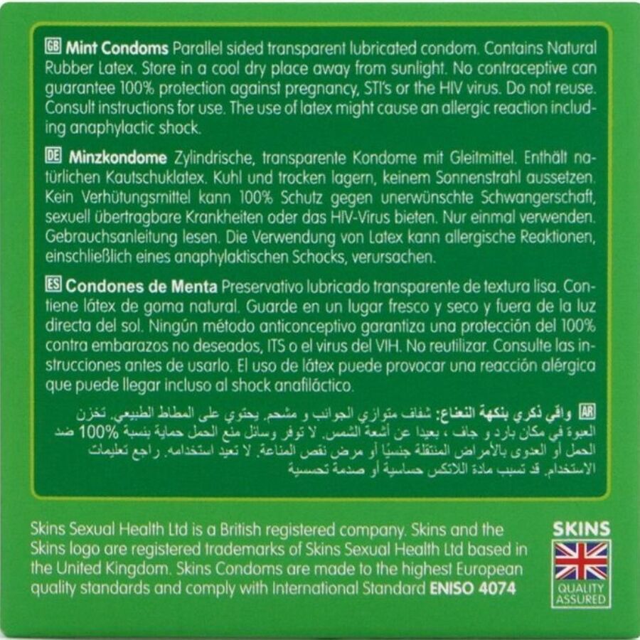 Dos de l'emballage. Texte en plusieurs langues. Contient des informations sur les ingrédients, le mode d'emploi et le fabricant.