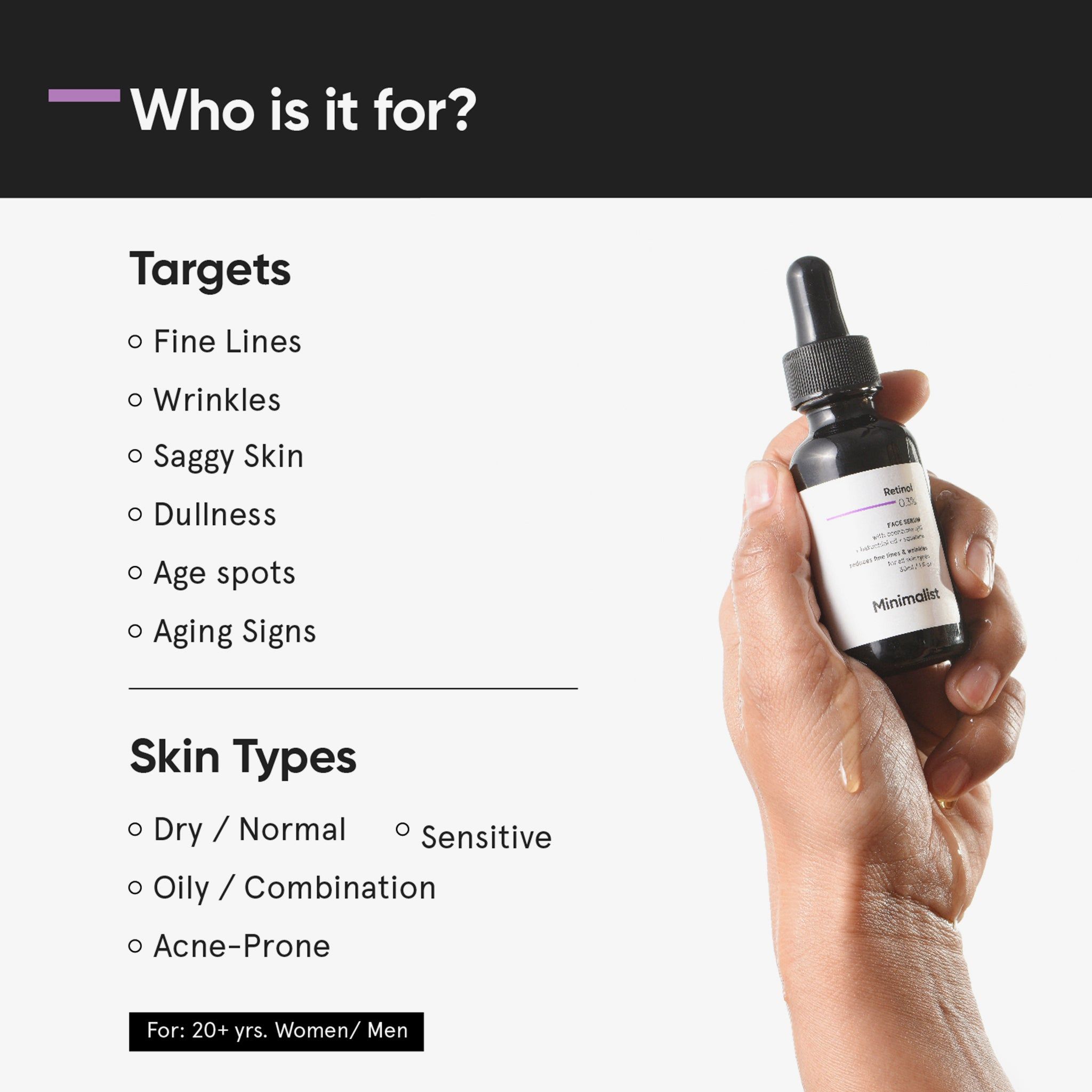 Minimalist Retinol 0.3% Face Serum