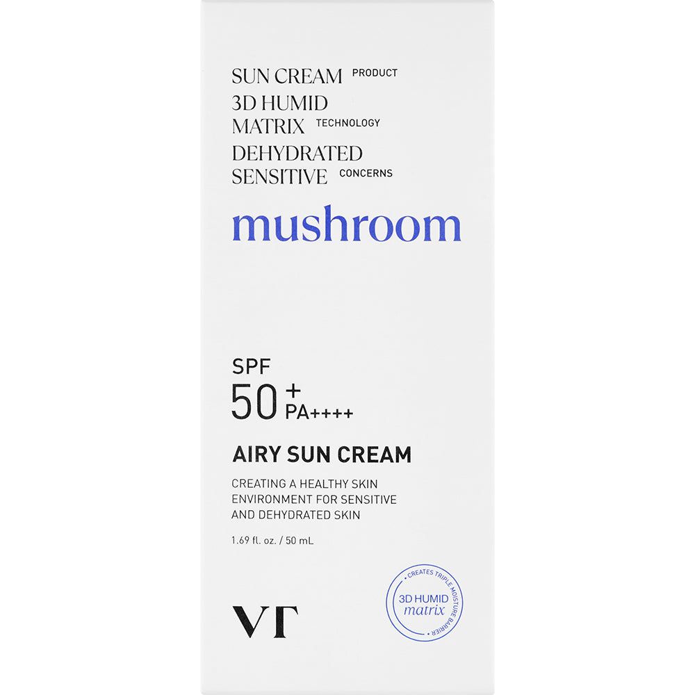 VT COSMETICS Airy Sun Cream Paddenstoel SPF50+