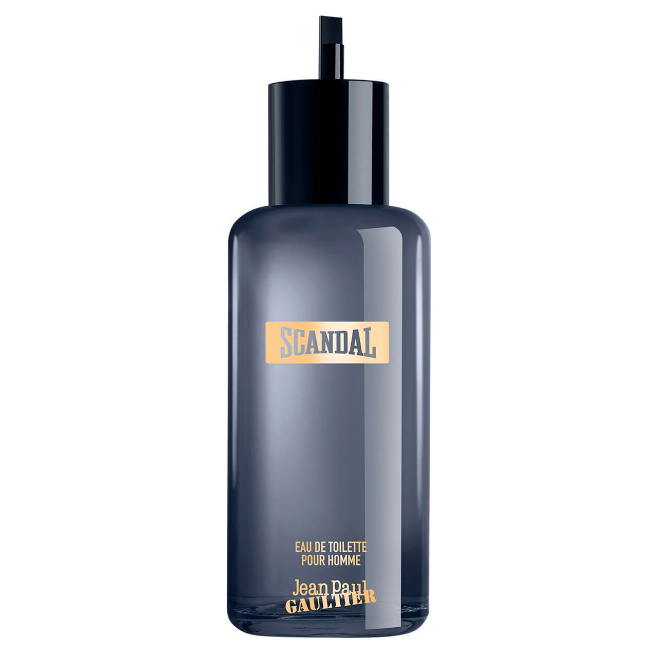 Jean Paul Gaultier Scandal Eau de Toilette flacon met zwarte dop.