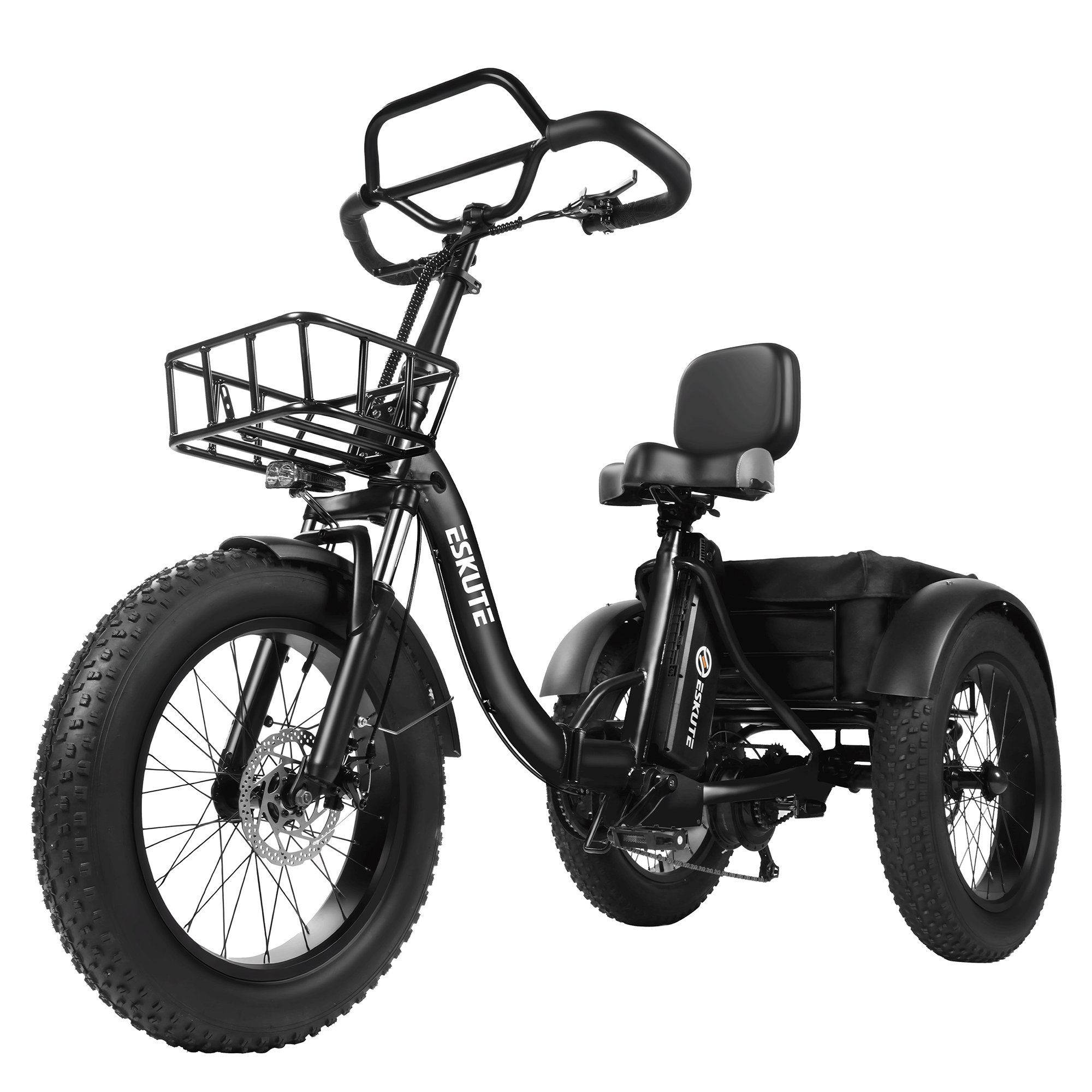 ESKUTE T302 Pro Tricycle cargo électrique, batterie 48 V 20,8 Ah