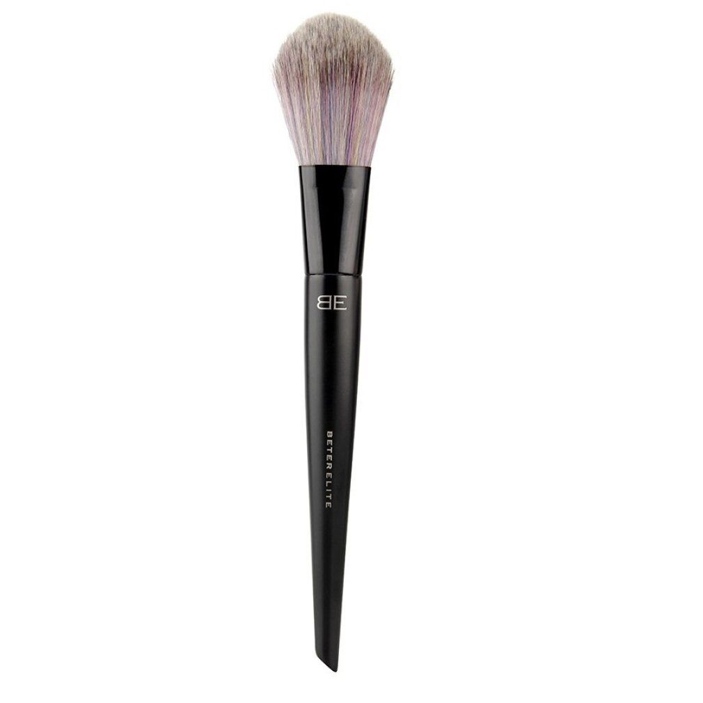 Pinceau poudre noir avec tête duveteuse et logo 'BETTERELITE'.