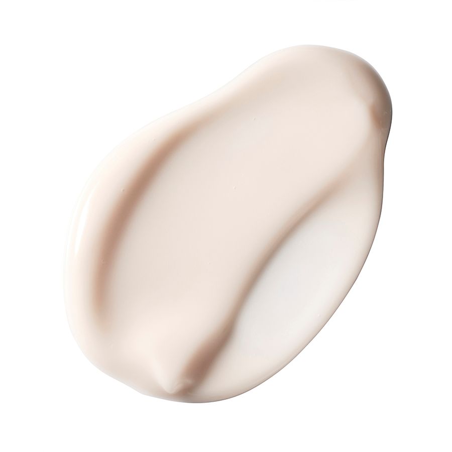 Close-up van crème. Romige textuur, glad oppervlak.