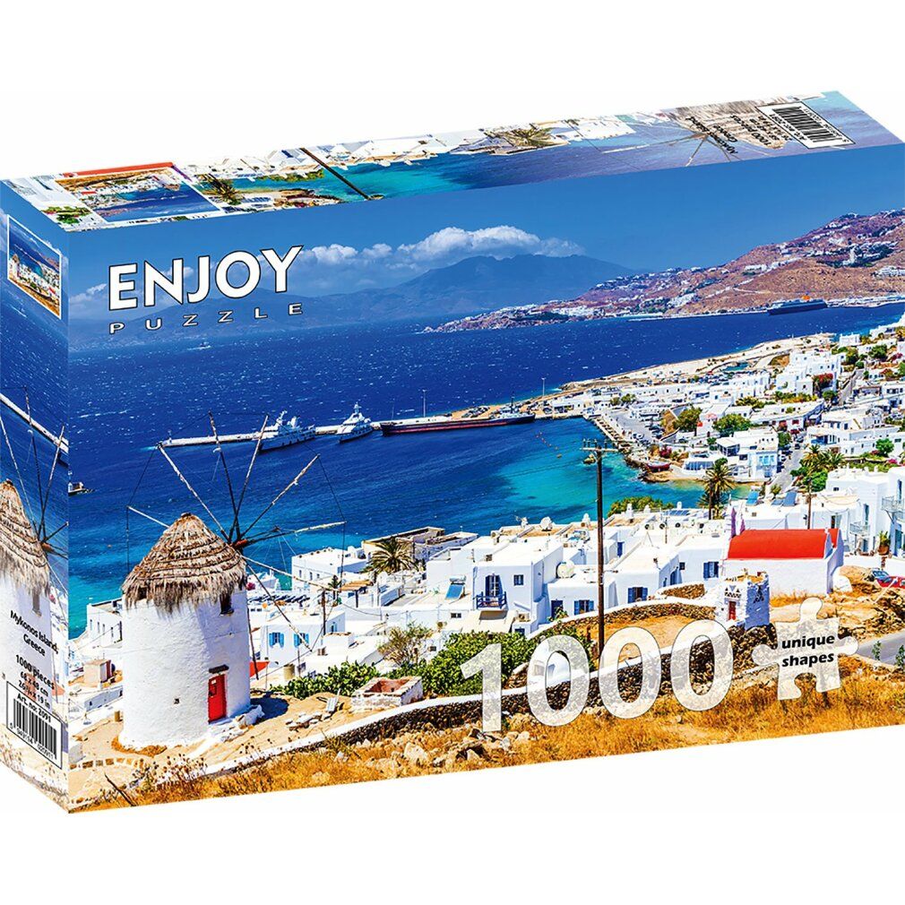 enjoy Puzzel eiland Mykonos, Griekenland 1000 delen