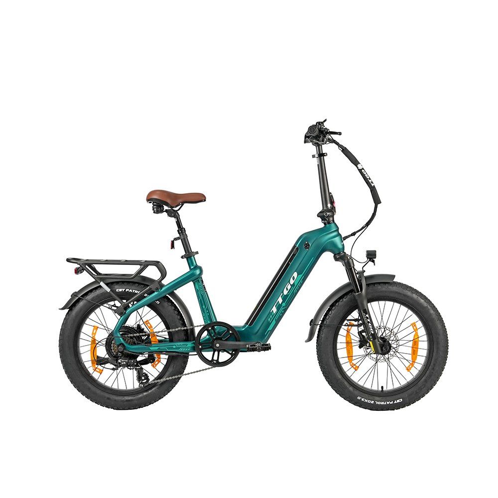 TTGO F8 Vélo électrique en fibre de carbone, batterie intégrée 48 V 18 Ah