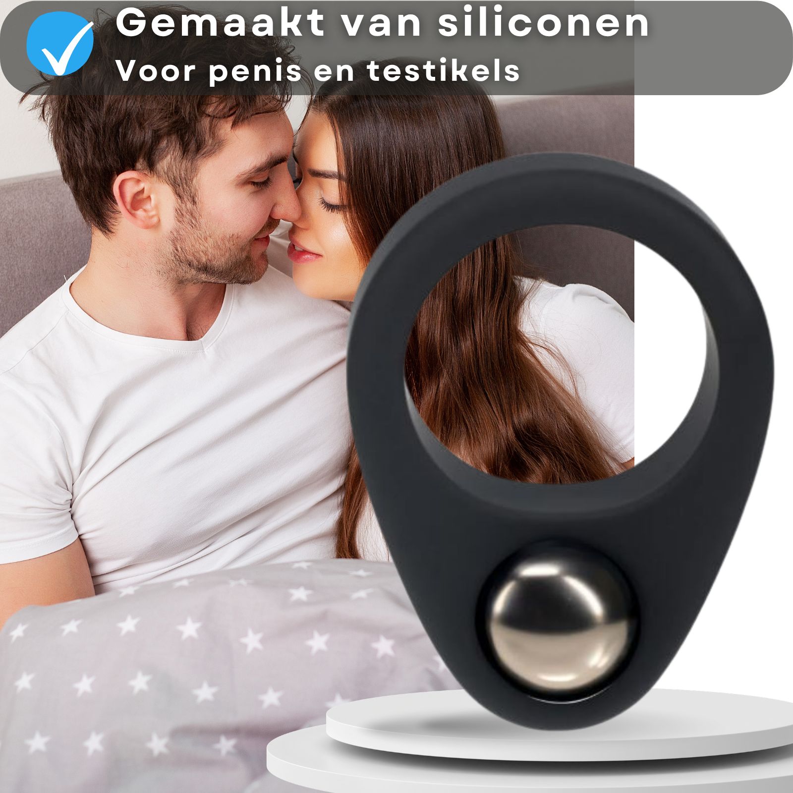 Lovelyness - Cockring met gewicht - Heavy - S
