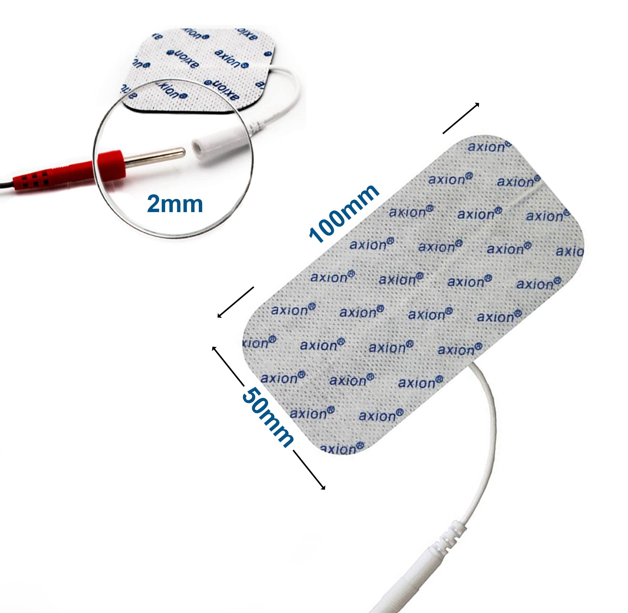 axion® électrodes autocollantes 10x5 cm