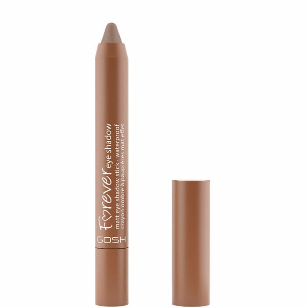Fard à paupières FOREVER en bâton, couleur nougat. Waterproof. Capuchon à côté. Marque GOSH.