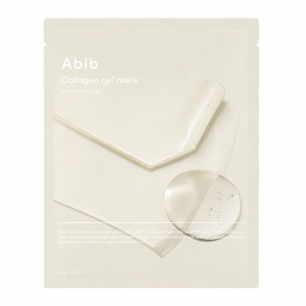 Masque gel collagène Abib, gelée de rose de Jericho.