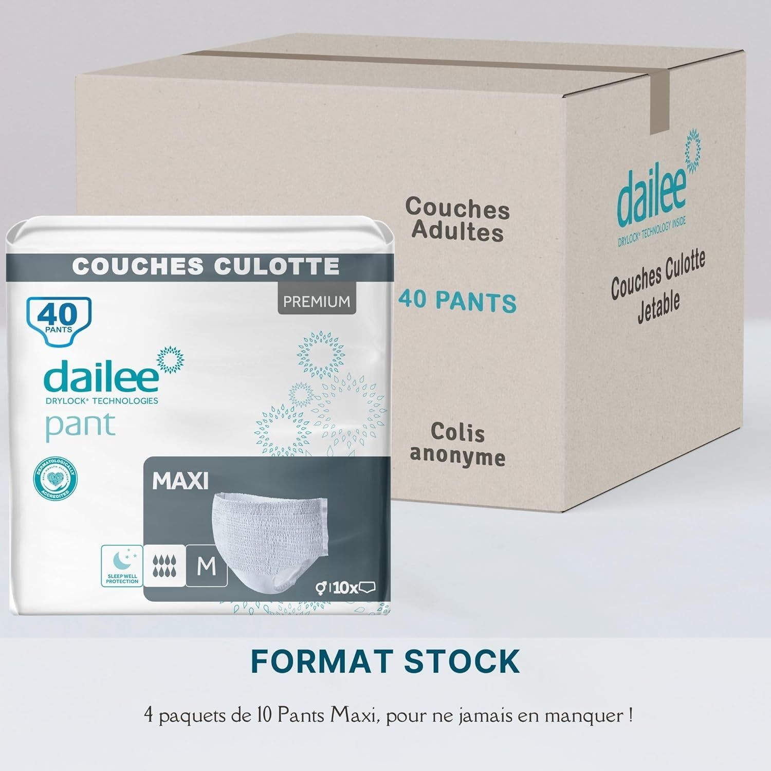 Dailee Pants Maxi Couches Culotte Adultes