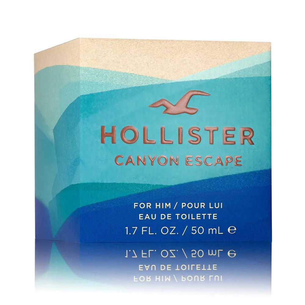Boîte de Hollister Canyon Escape Eau De Toilette 50ml.