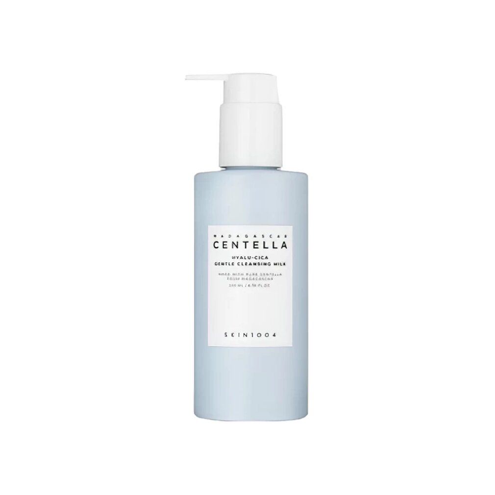 Fles met pompdispenser: Madagascar Centella Hyalu-Cica Gentle Cleansing Milk.