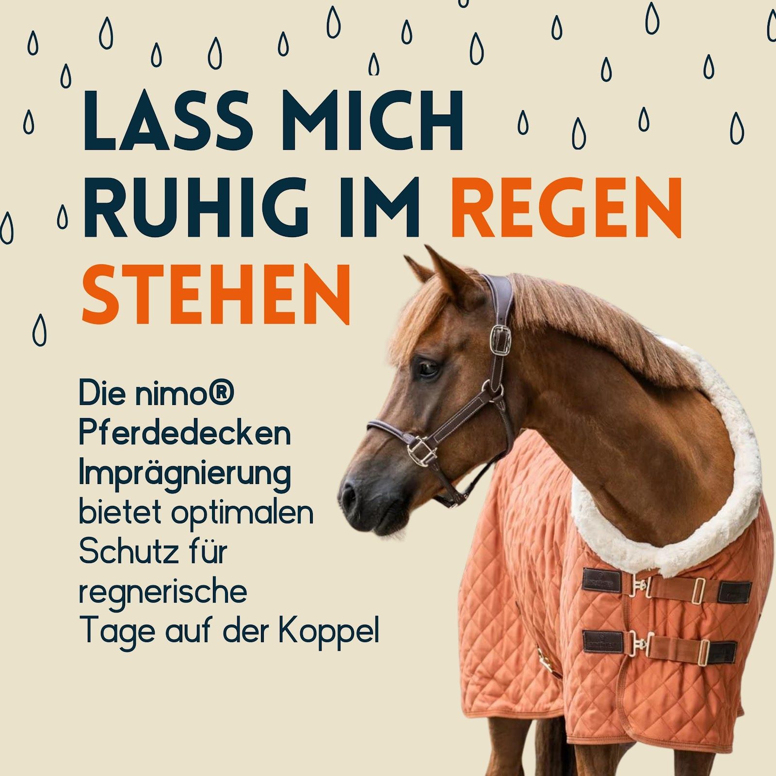 nimo® impregneerspray voor paardendekens • afdichtmiddel om te beschermen tegen vocht & vuil