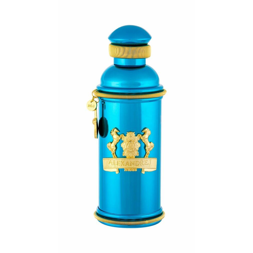 Fles Alexandre.J The Collector Mandarine Sultane Eau de Parfum met gouden versieringen.