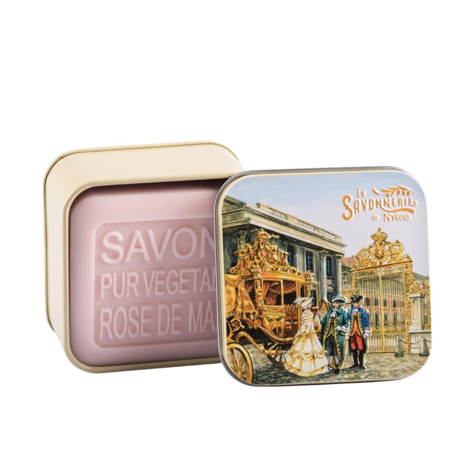 La Savonnerie de Nyons - Metalen doos met zeep - Versailles koets