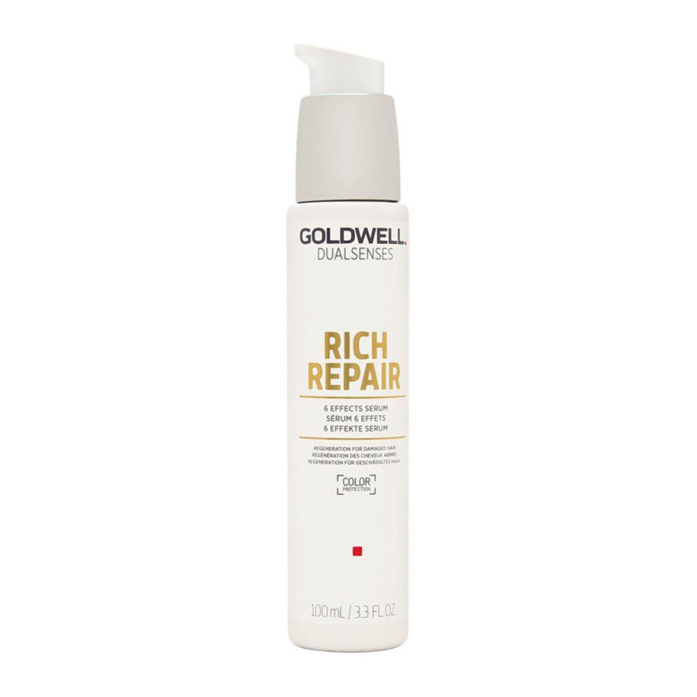 Bouteille de sérum Goldwell Dualsenses Rich Repair avec pompe, 100ml / 3.3 FL.OZ.