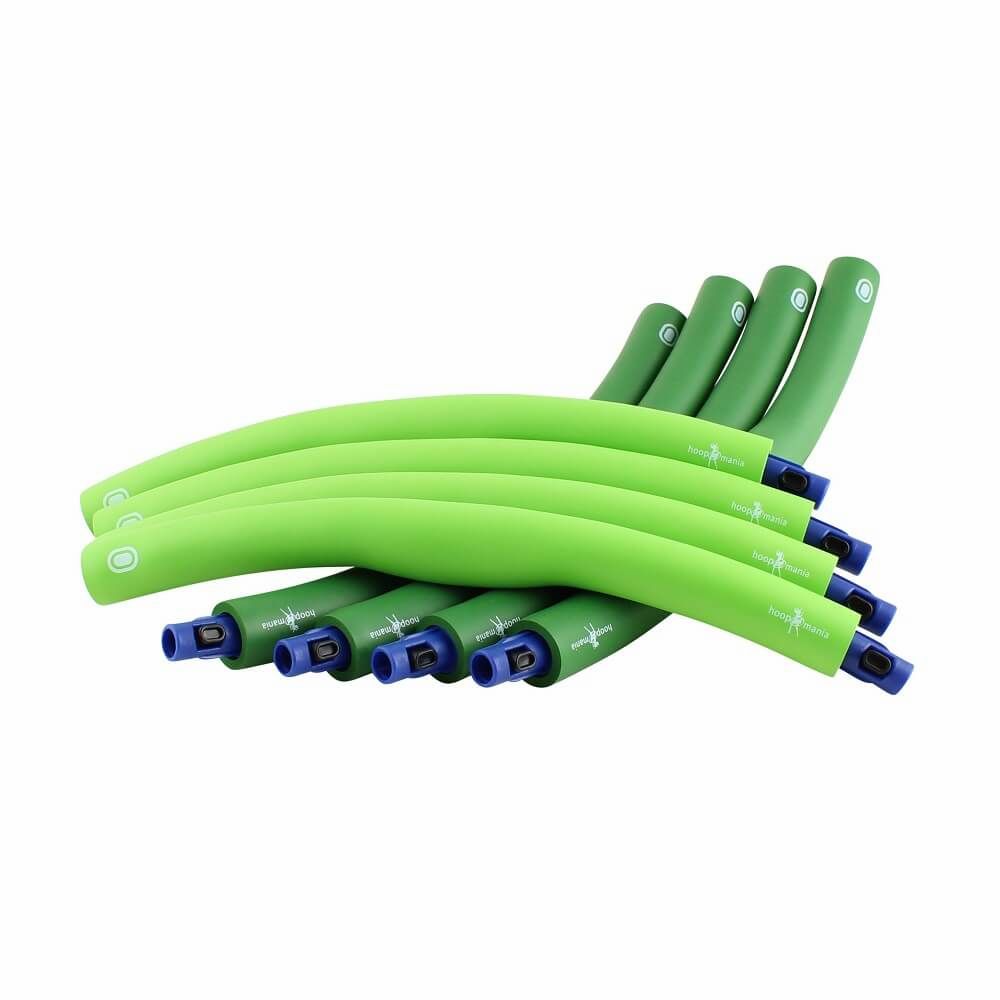 Hoopomania Light Hoop Vert clair/Vert foncé hula hoop en mousse, 1,2 kg, Ø 100 cm