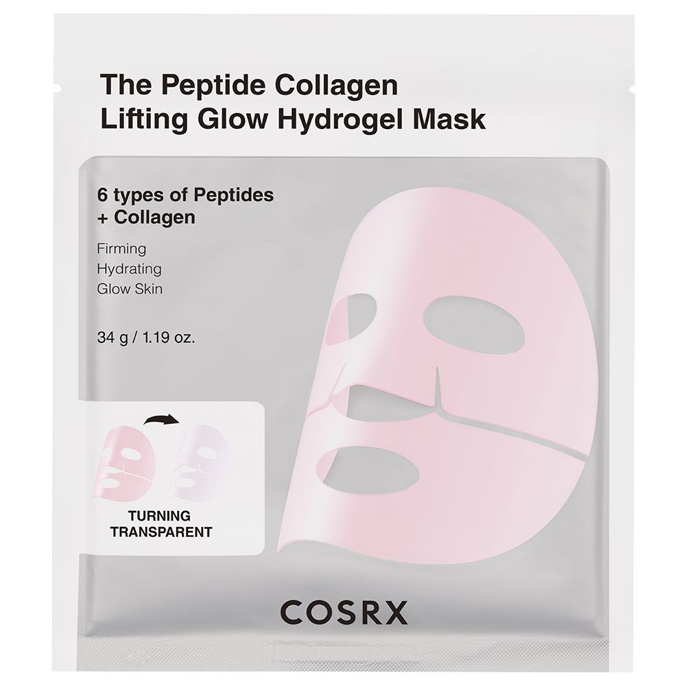 Emballage du masque hydrogel Peptide Collagen Lifting Glow.