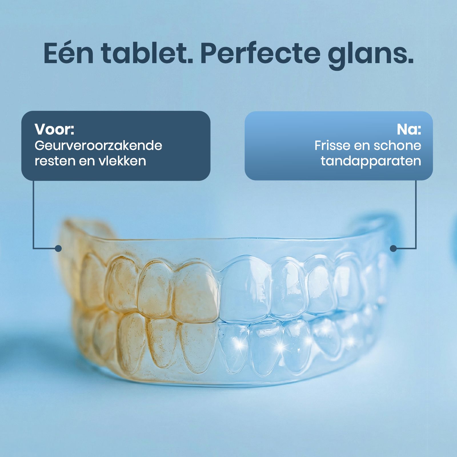 mfa® Reinigingstabletten voor kunstgebitten, retainers & aligners