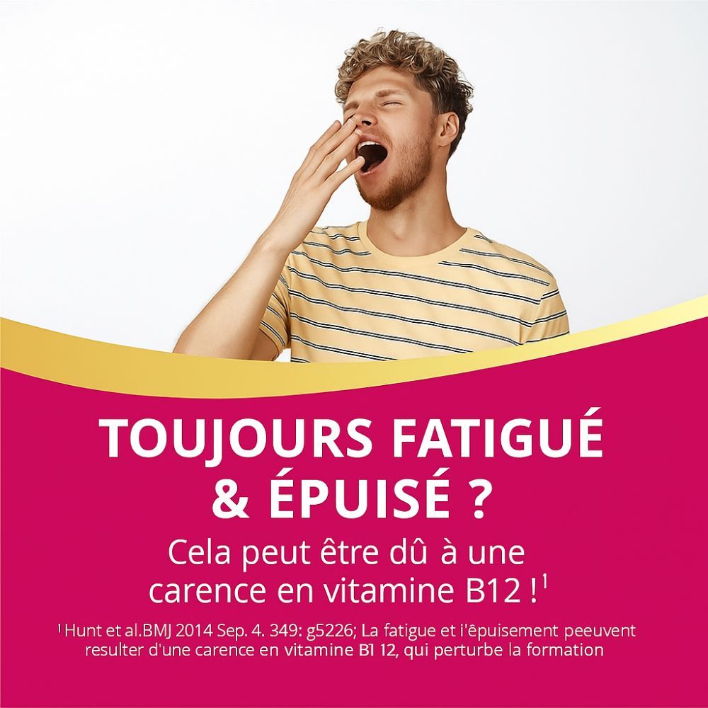Naurum Vitamine B12 Trio Complexe avec Folate