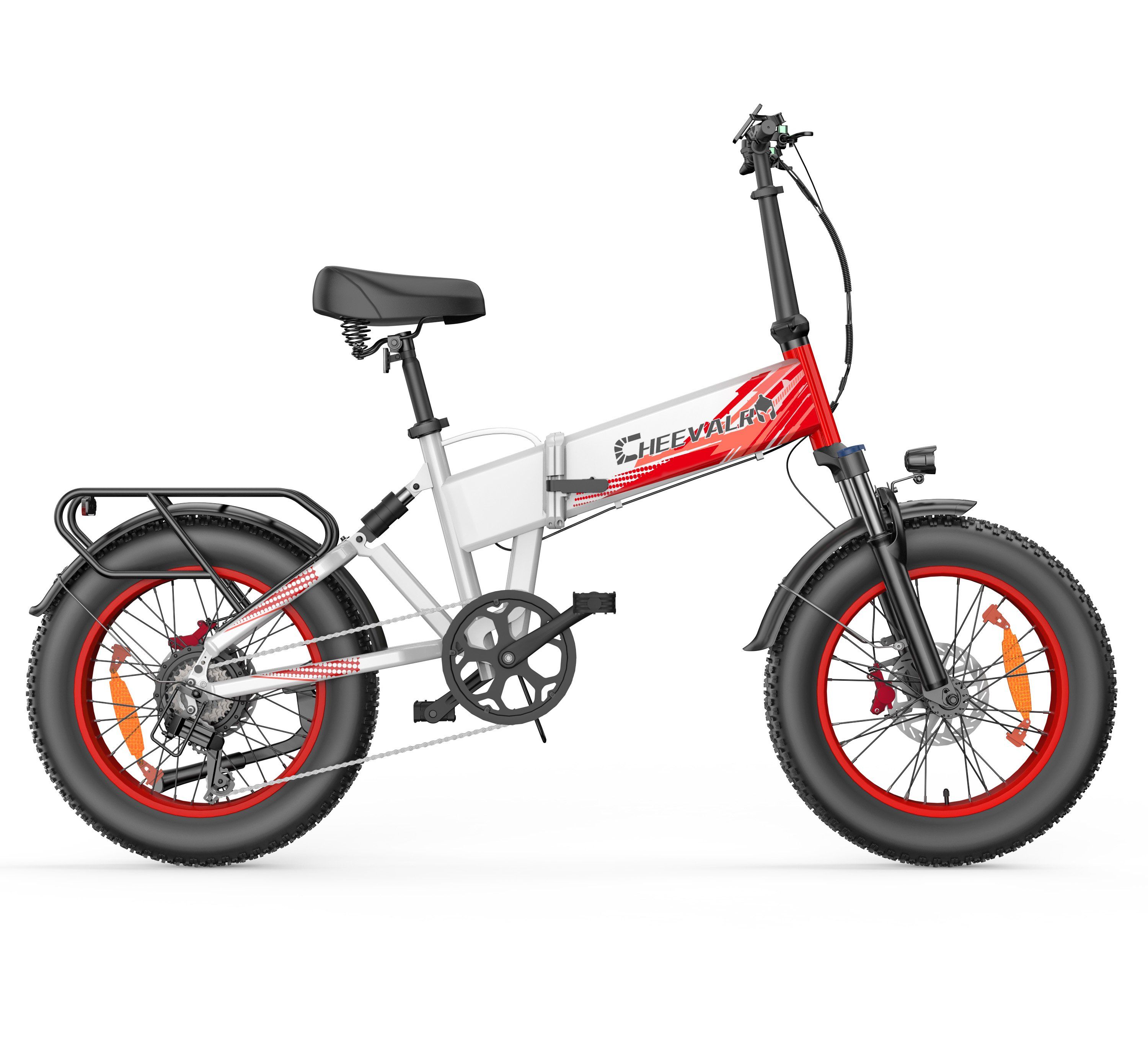 Cheevalry CF1000-1 Vélo électrique pliable, batterie 48 V 20 Ah