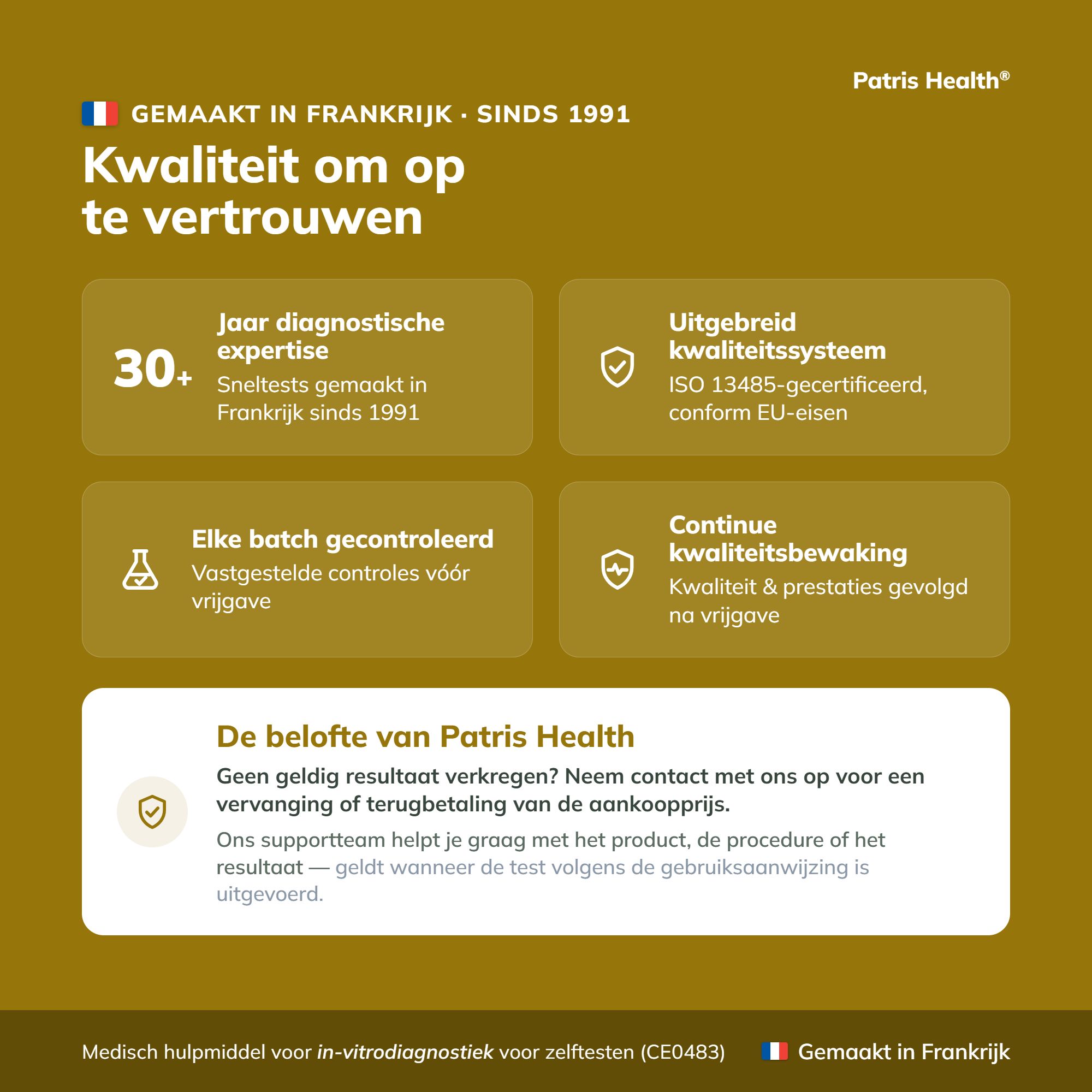 Koppel buiten; tekst legt uit voor wie en wanneer de Patris Health leverfunctietest geschikt is.