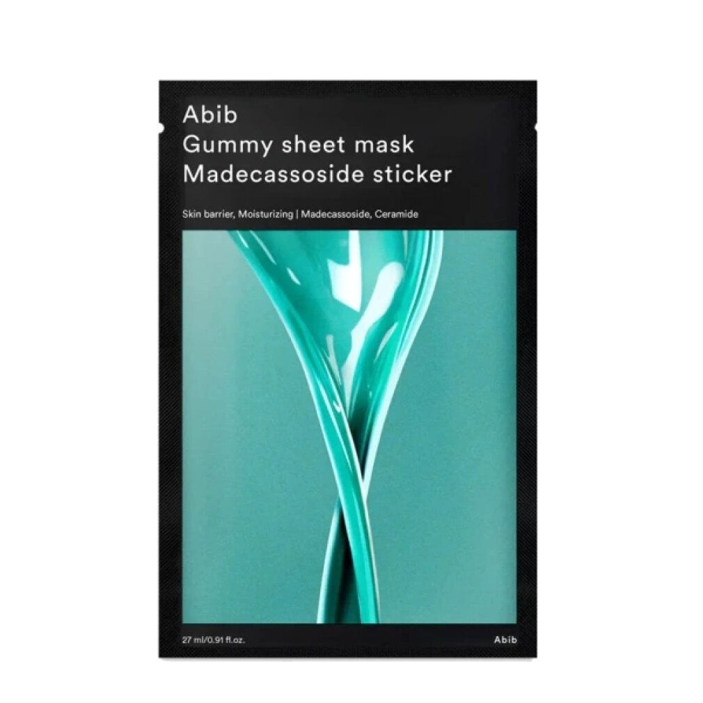 Abib Gummy Sheet Mask Madecassoside Sticker: Hydraterend gezichtsmasker.