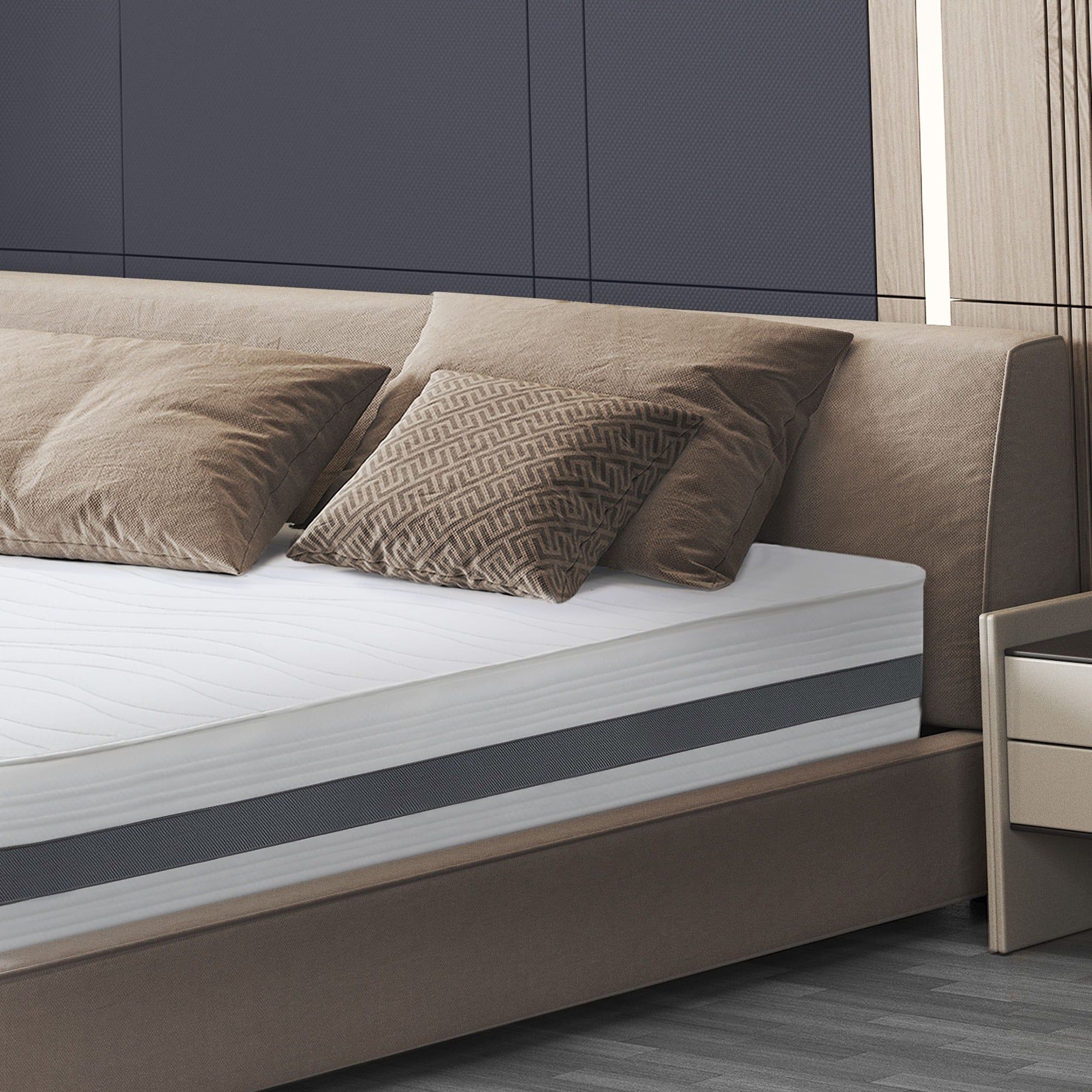 The White Stone Matras 160x190 cm van hypoallergeen Waterfoam, 16 cm