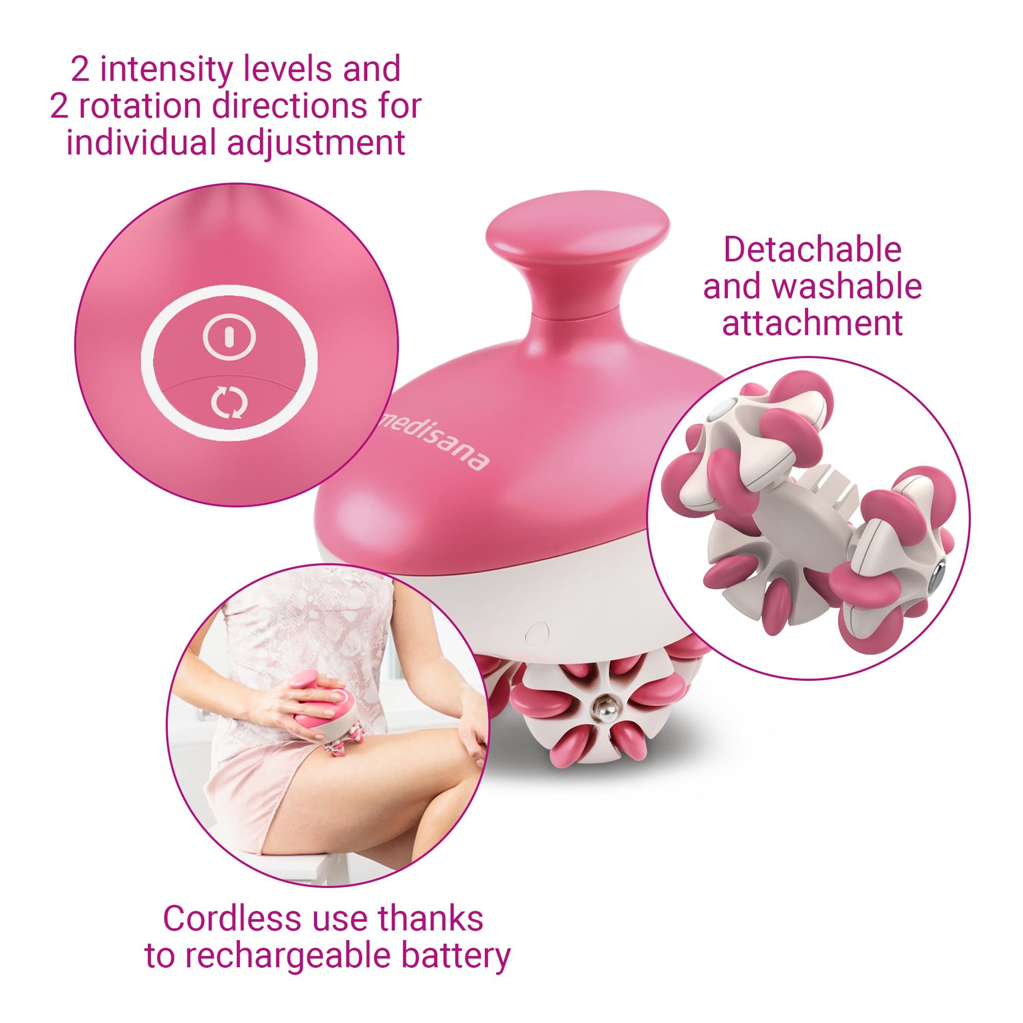 medisana AC 900 cellulitis massageapparaat