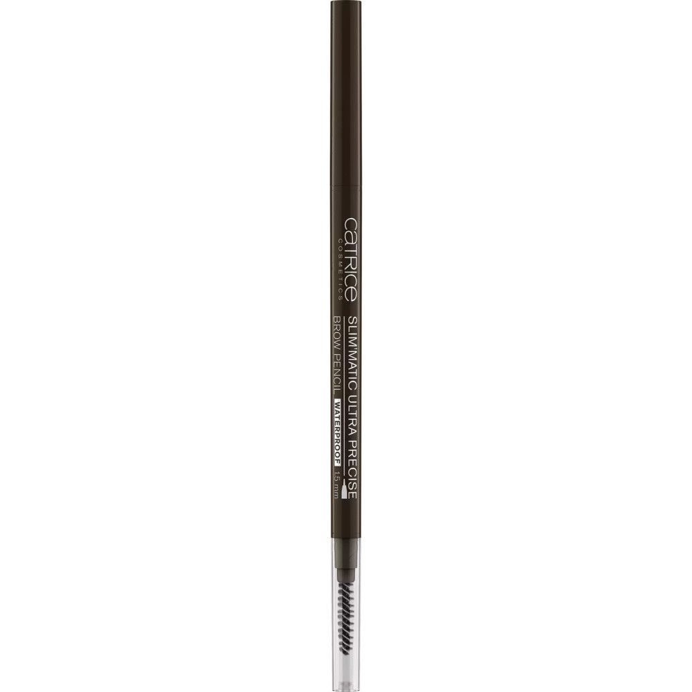 Crayon à sourcils avec brosse. Inscription : Catrice Slim Matic Ultra Precise. Waterproof.