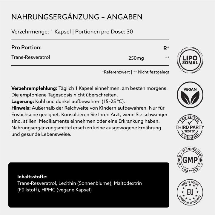 Tekst met informatie over 'Voedingssupplement - Informatie'. Bevat informatie over ingrediënten en certificeringen.