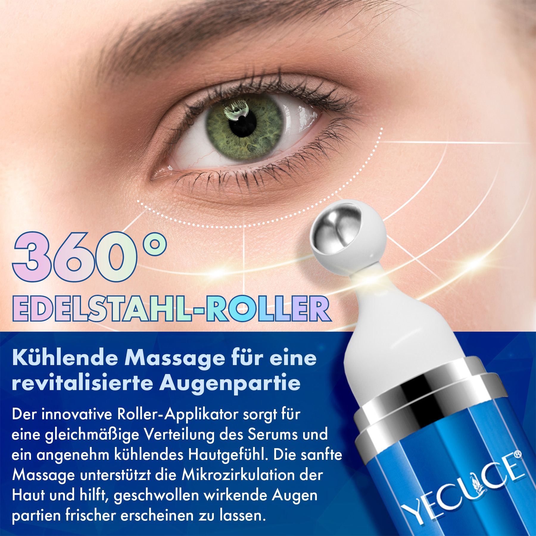 ALIVER Oogserum tegen donkere kringen met retinol en cafeïne