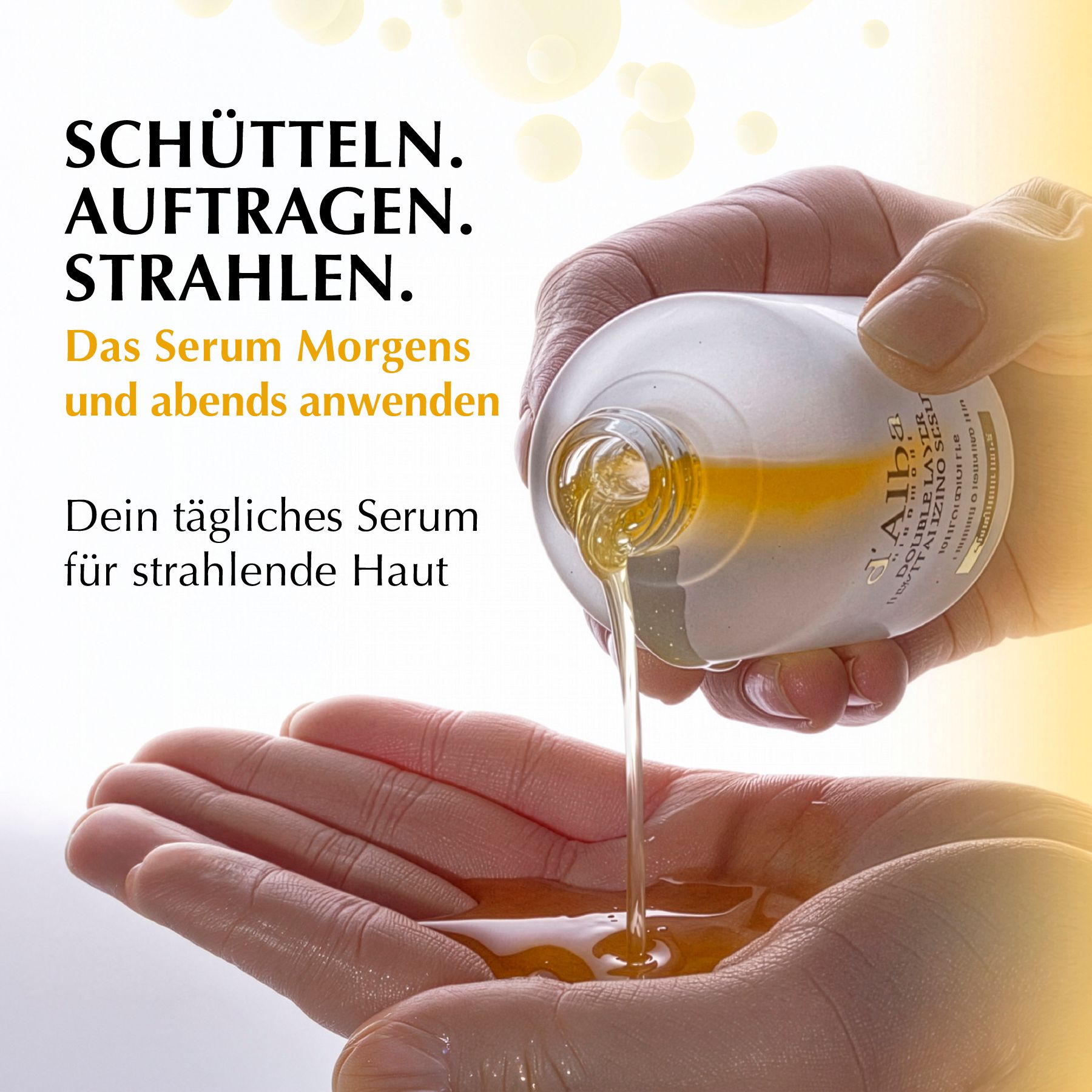 d'Alba White Truffle Double Layer Revitalizing Gezichtsserum