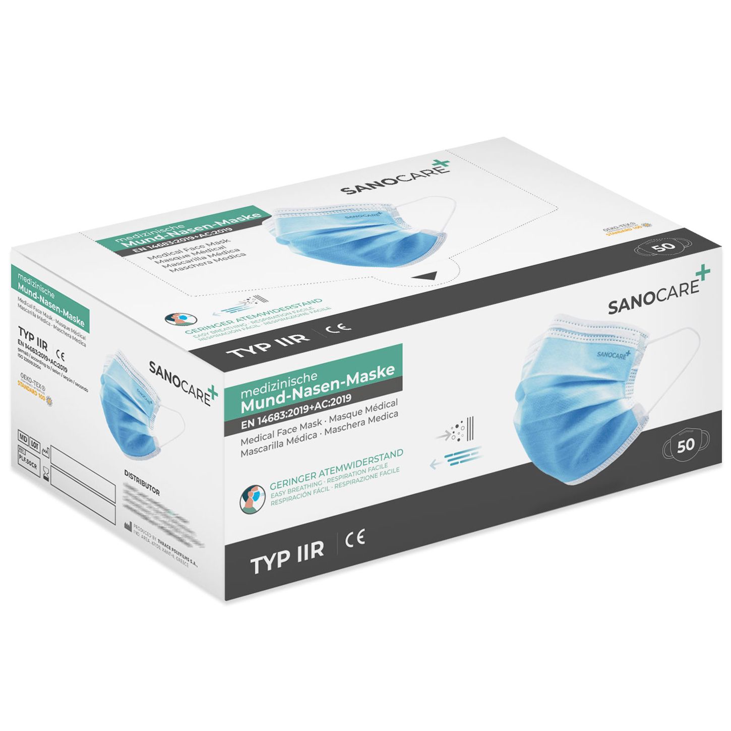 SANOCARE+ Mond-Neusmasker Type 2R
