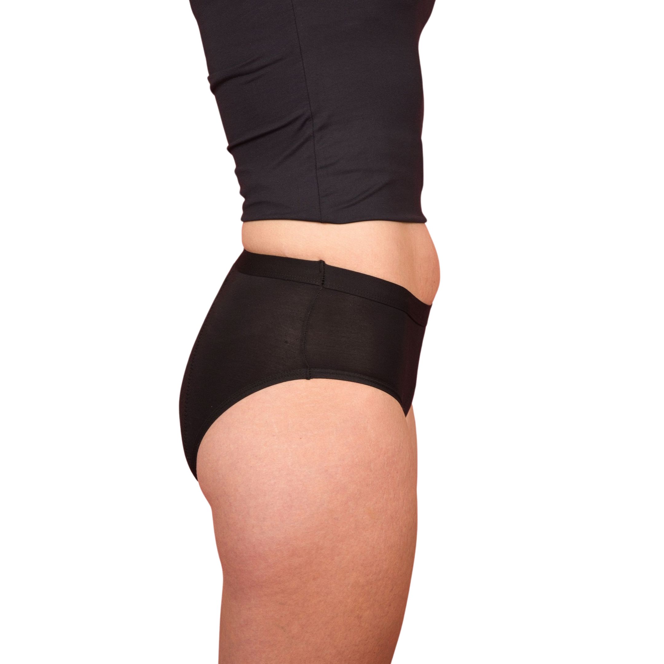 MOI ET MARIE slip menstruel noir