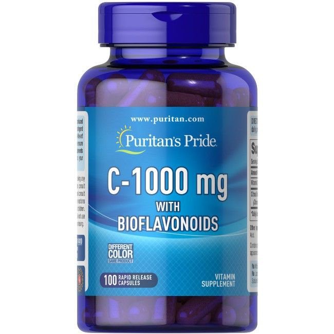 Puritan's Pride Vitamine C-1000 mg with Bioflavonoids 1.000 mg