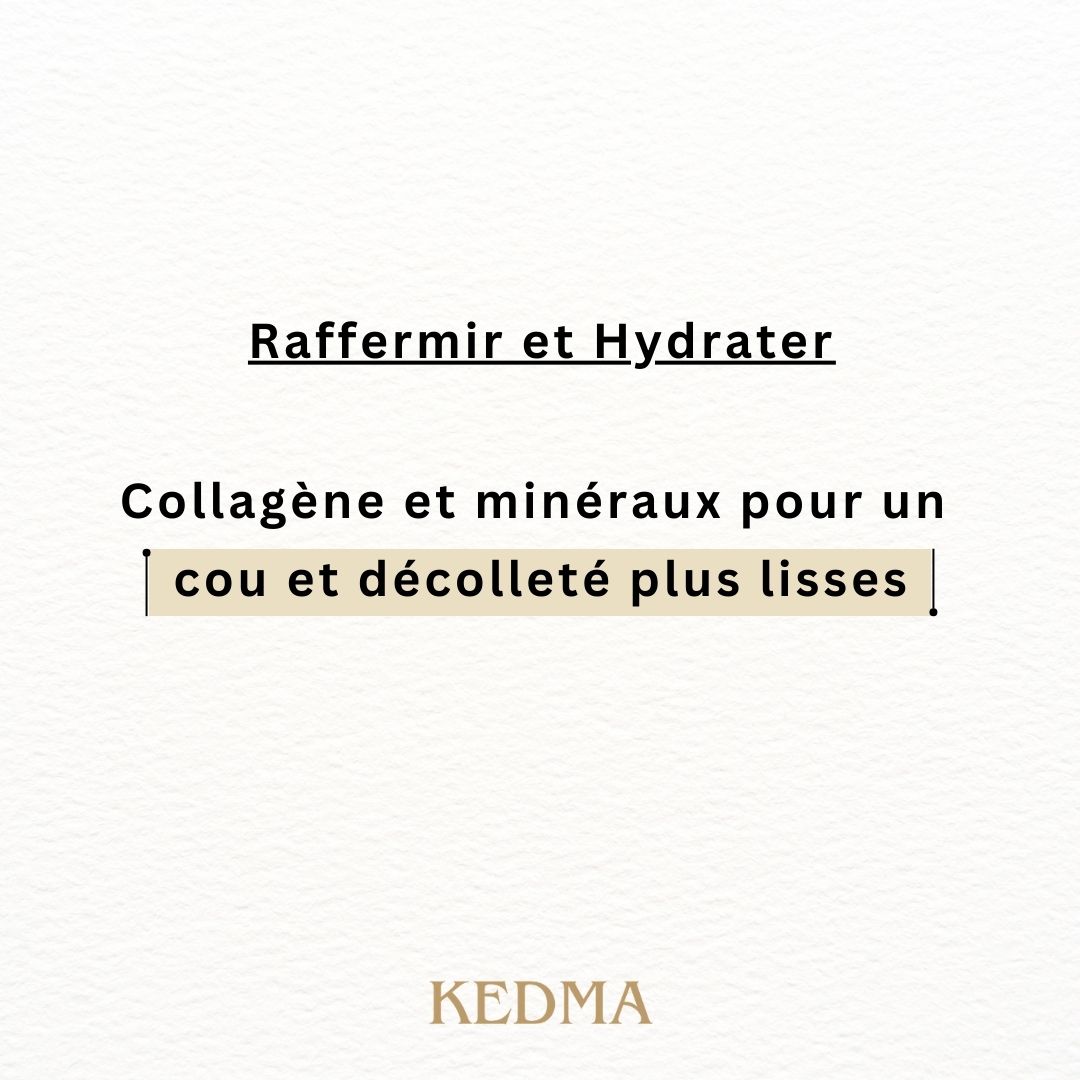 Kedma - Crème Collagène pour Cou et Décolleté aux Minéraux de la Mer Morte