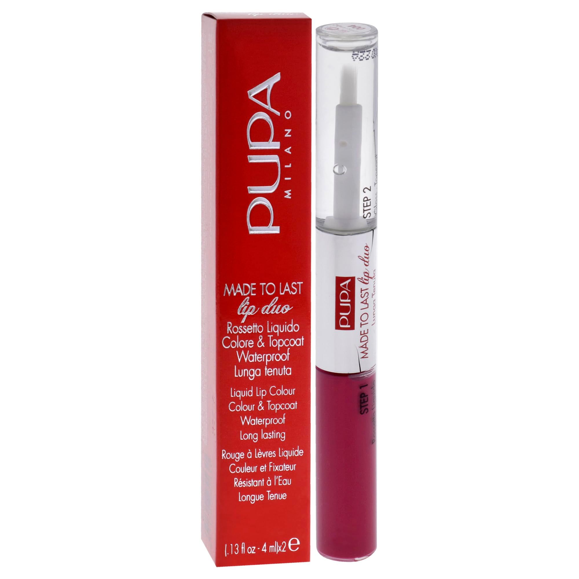 Pupa Made To Last Lip Duo Tint 004 Geranium Fuchsia