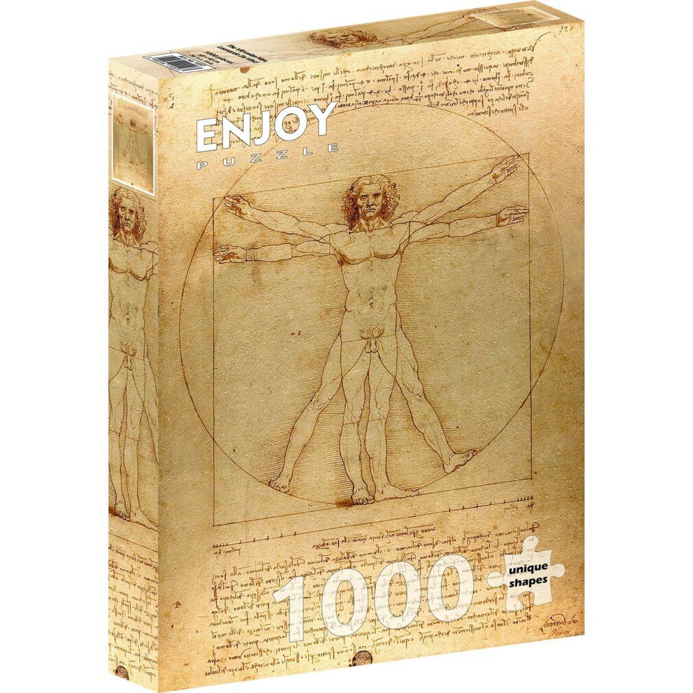 annÉe Puzzle Vitruve homme 1000 pièces