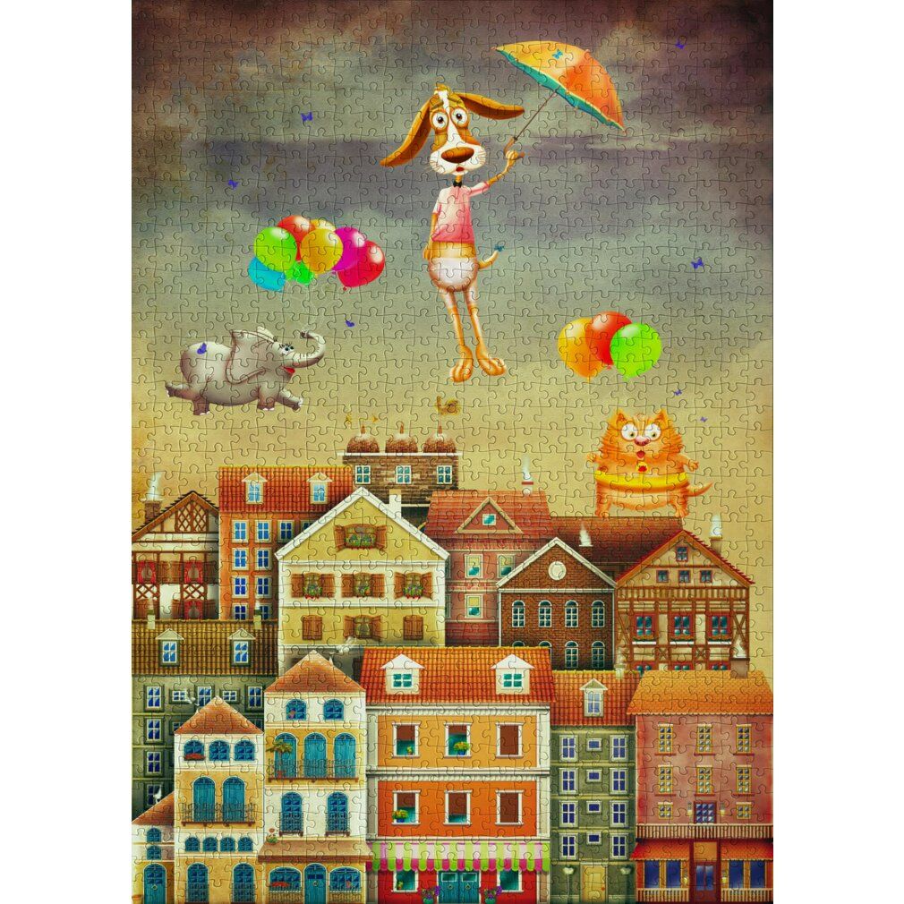 enjoy Puzzle Above the City 1000 pièces