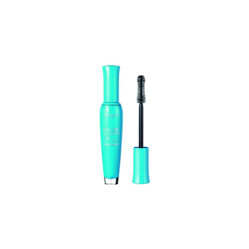 Mascara Bourjois Volume Glamour, bleu, avec applicateur détaché.