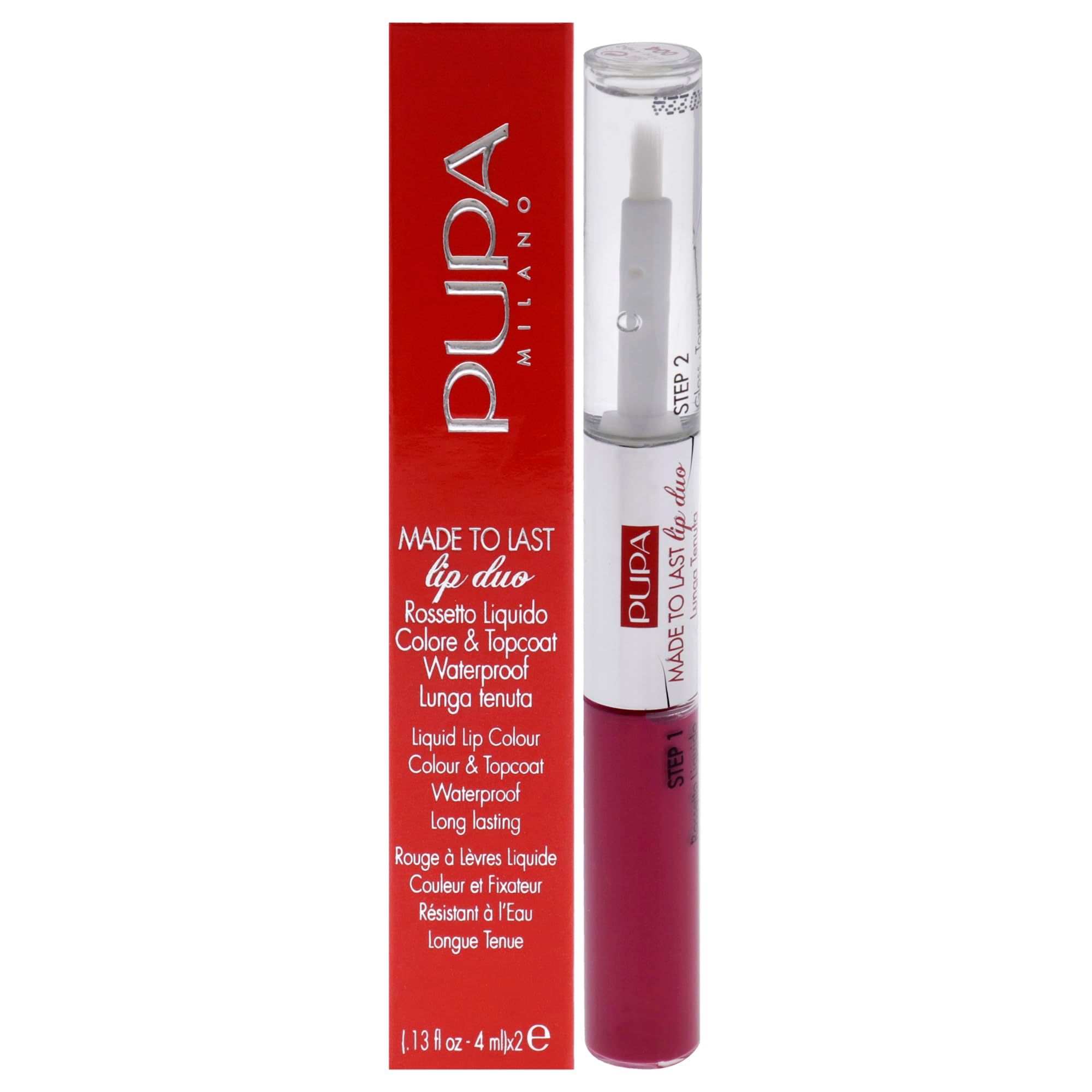 Pupa Made To Last Lip Duo Tint 004 Geranium Fuchsia