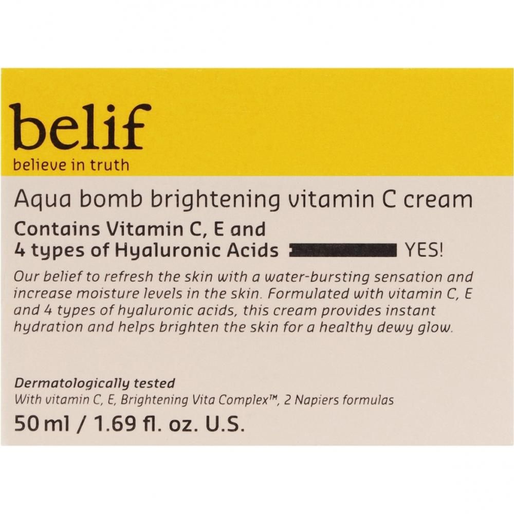 belif Aqua Bomb Brightening Vitamin C – dagcrème met vitamine C en hyaluronzuur